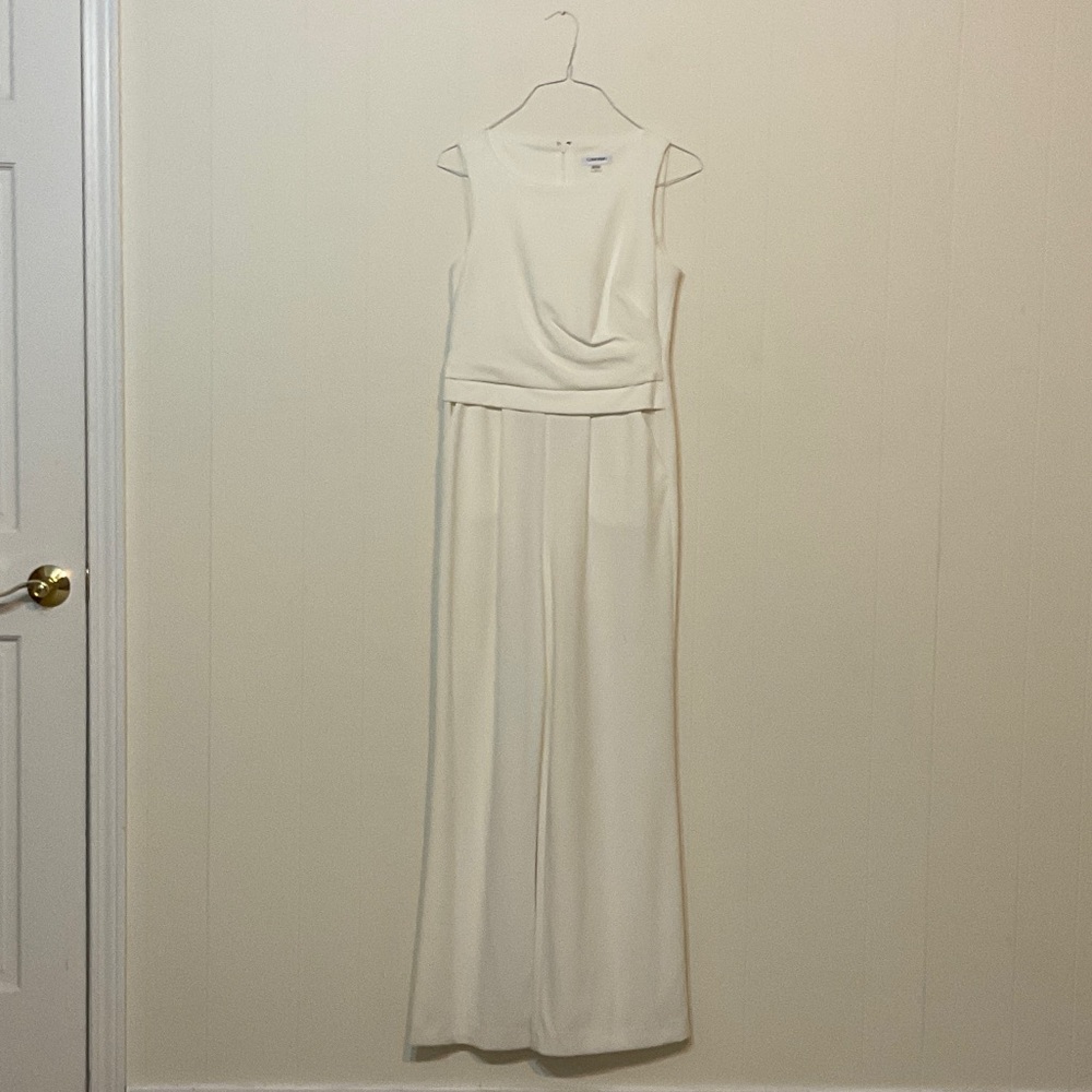 Calvin Klein Ivory Jumpsuit